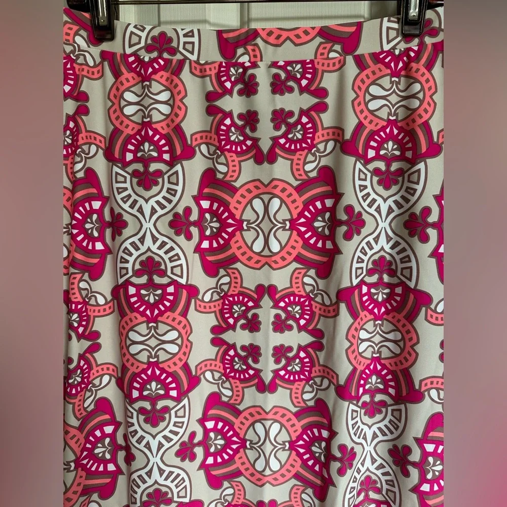 Aztec Print Maxi Skirt- Large
